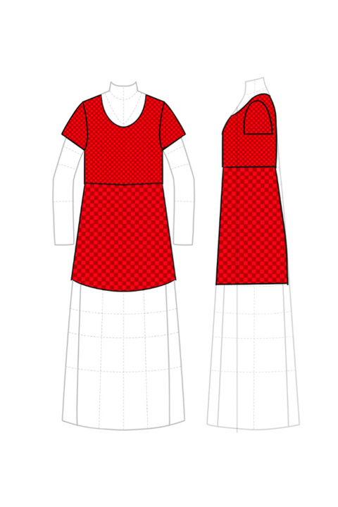 Muffy Dress in Apero