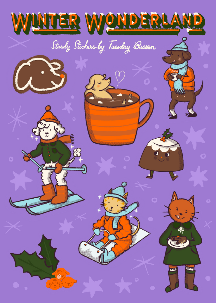 Winter Wonderland Sticker Sheet