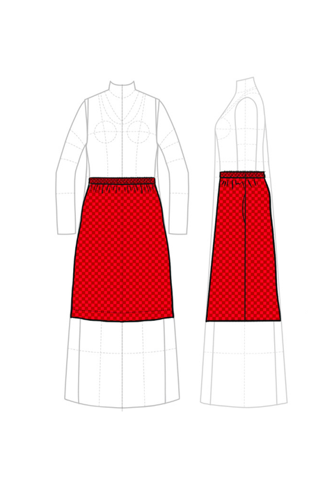 Frances Skirt in Apero