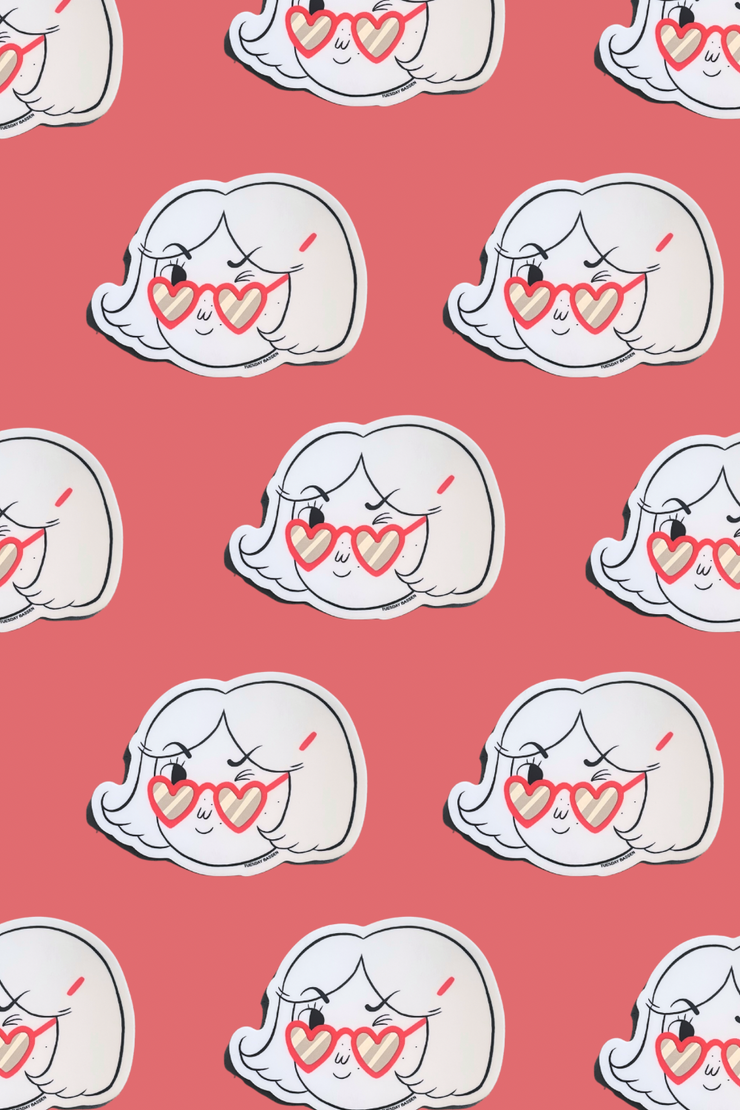 Wink Sticker