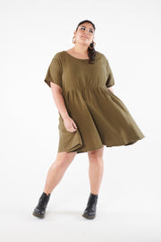 Muffy Dress in Dried Oregano