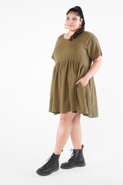 Muffy Dress in Dried Oregano